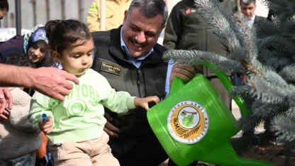 Erzurum’da binlerce fidan toprakla buluştu