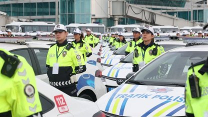 Erzurum’da polis ve jandarmaya 74 araç takviyesi