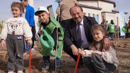 ETÜ kampüsünde 3000 fidan toprakla buluştu