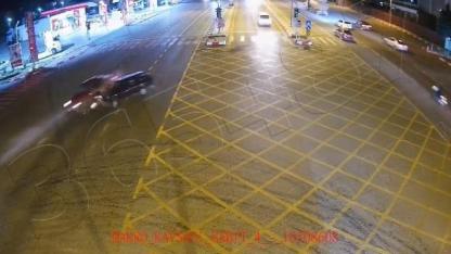 Feci kazalar KGYS kameralarına yansıdı
