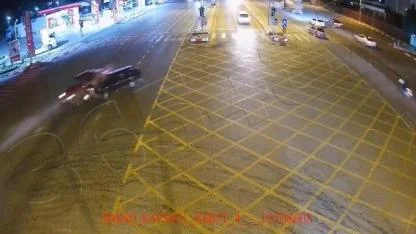 Feci kazalar KGYS kameralarına yansıdı