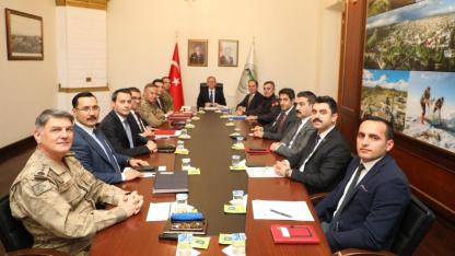 İl güvenlik ve asayiş koordinasyon toplantısı yapıldı