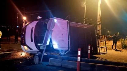 Kağızman'da trafik kazası: 3 yaralı