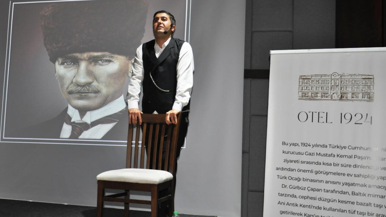 Kars’ta 10 Kasım&#039;da anlamlı oyun: “Mustafa Kemal’in Neşesi”