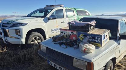 Kars'ta kaçak şahin avlayanlara 1 milyon 146 bin lira ceza kesildi