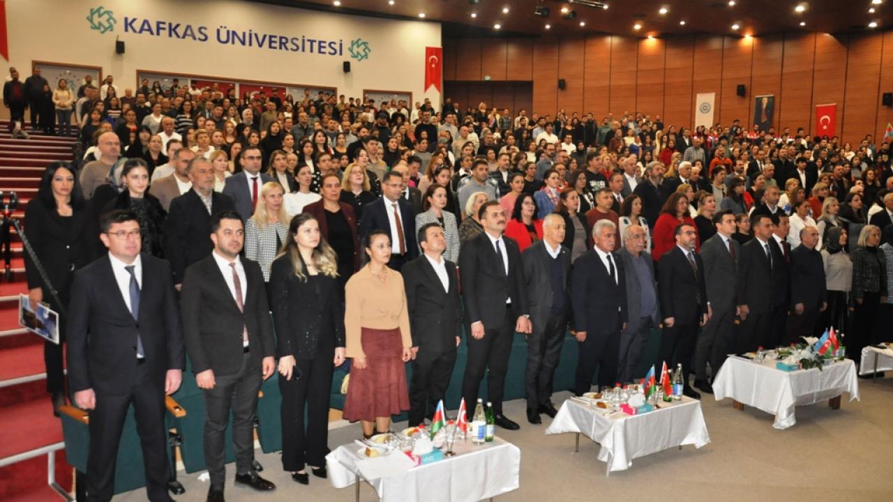 Kars'ta, Karabağ Zaferinin 5. yıl coşkusu yaşandı