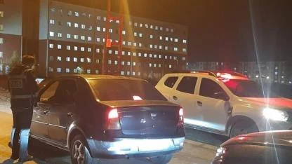 Kars’ta öğrenci yurtları çevresinde denetim