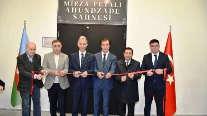 KAÜ’de Mirza Fetali Ahundzade Tiyatro Salonu açıldı