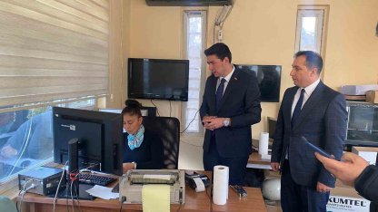 Kaymakam Erdoğan, kurumları ziyaret ediyor