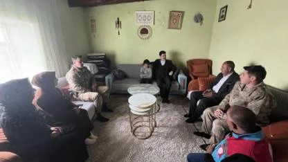 Kaymakam Kahraman’dan ev ziyareti