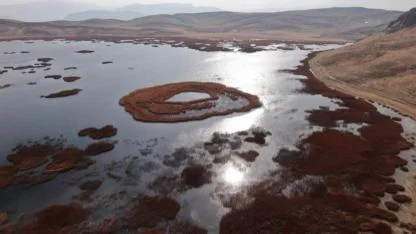 Keşiş Gölü su seviyesindeki düşüş endişelendiriyor