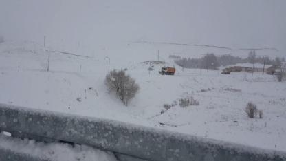 Kızıldağ beyaza büründü