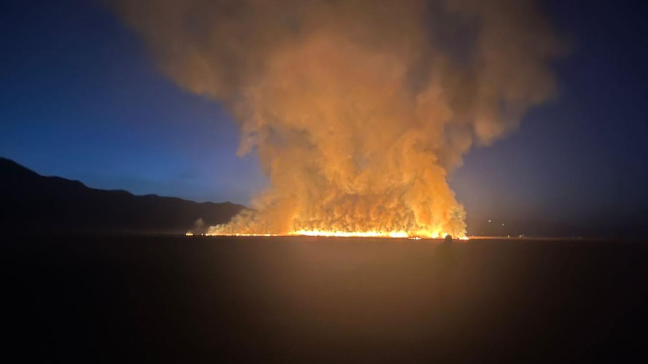 Kuş cennetinde yangın