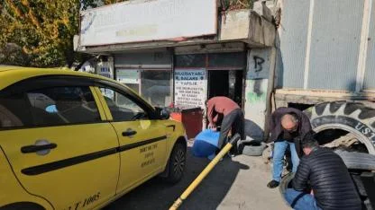 Lastikçilerde yoğun mesai