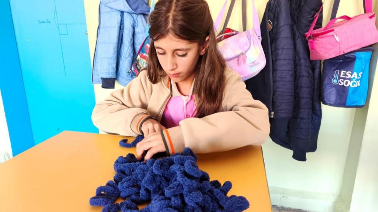 Öğrenciler üretmenin mutluluğunu yaşadı