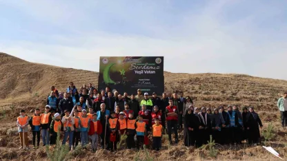 Oltu’da 3 bin fidan toprakla buluştu