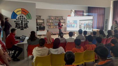 Patnos’ta öğrenciler Kızılay Haftası’nda bilgilendirildi