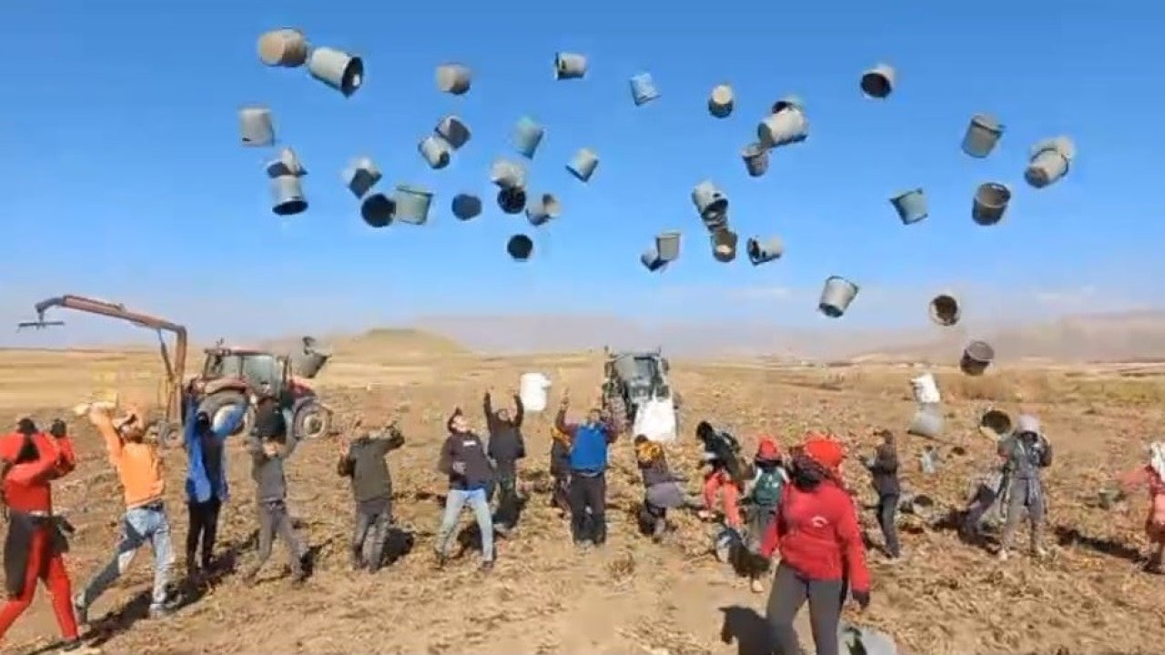 Patnos’ta patates hasadı tamamlandı: 500 Dönüm araziden bin 650 ton ürün elde edildi