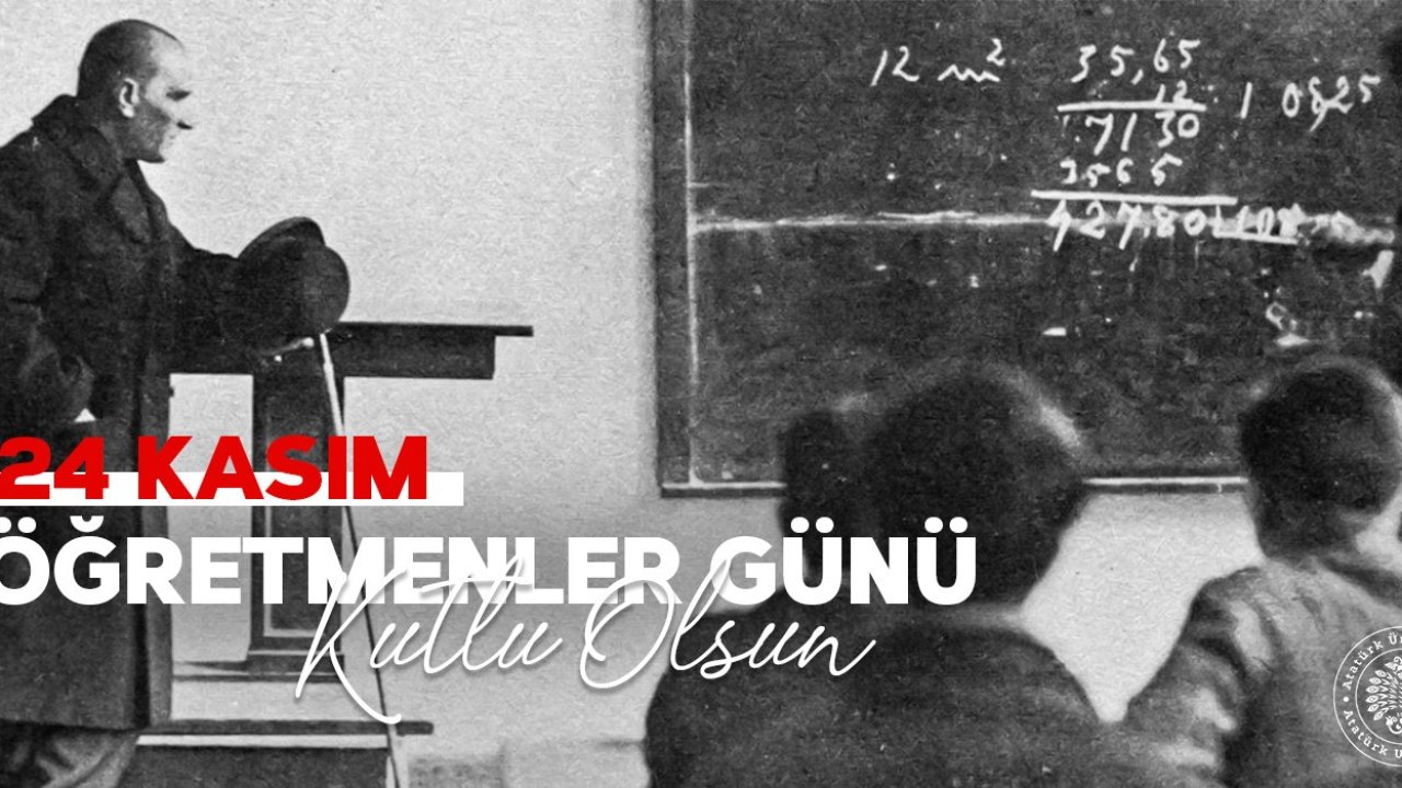 Rektör Hacımüftüoğlu; &quot;24 Kasım Öğretmenler Günü kutlu olsun&quot;