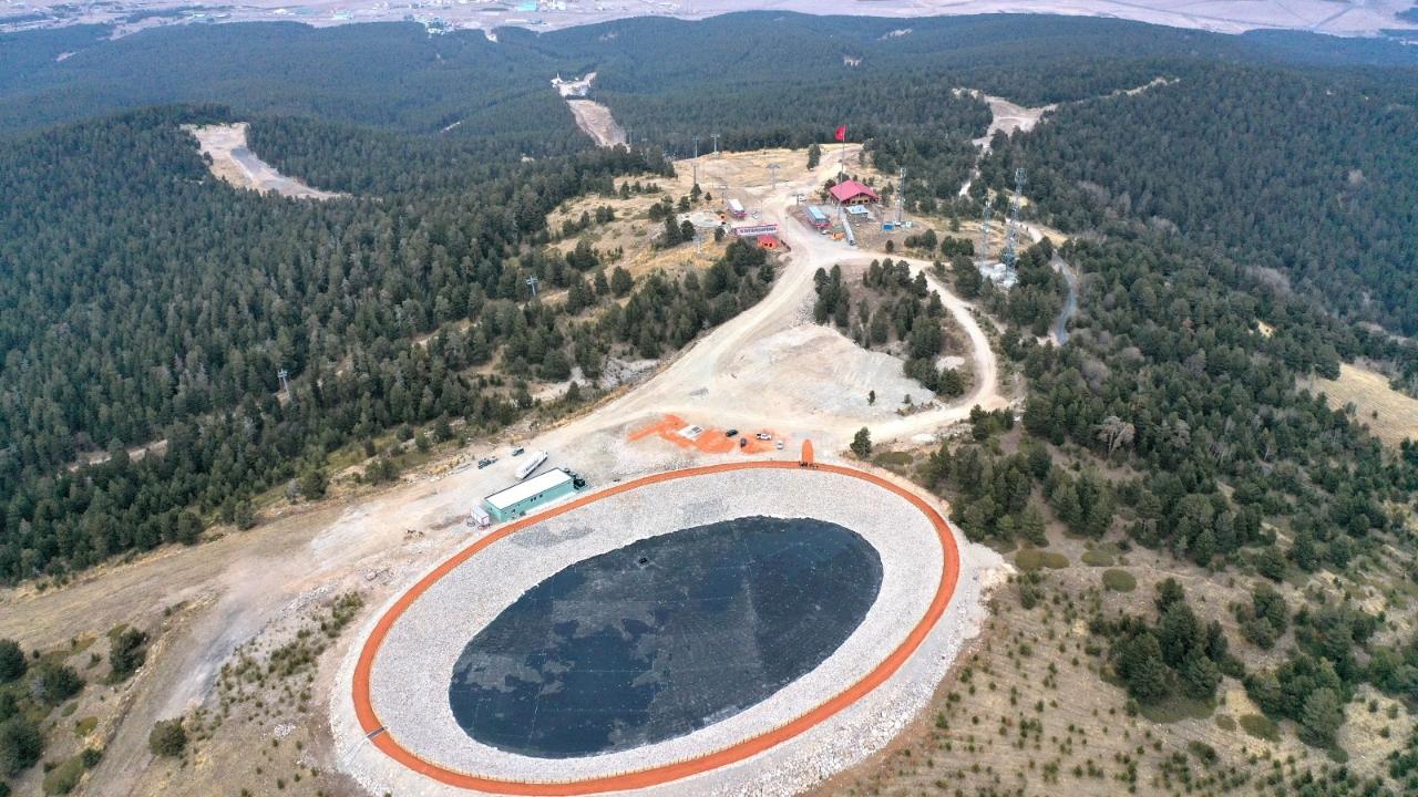 Sarıkamış Kayak Merkezi suni karlama sistemiyle güç kazanıyor