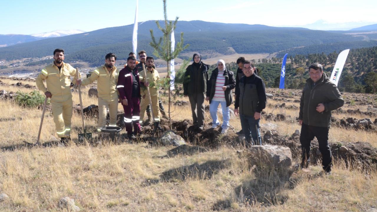 Sarıkamış’ta "81 İlde 81 Orman" projesi kapsamında fidanlar toprakla buluştu
