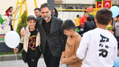 Şelale Evler Parkı hizmete girdi