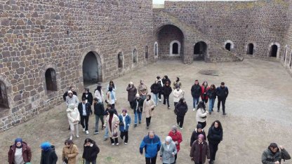 Aziziye Tabyaları’nda ders