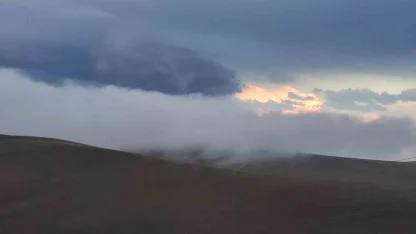 Yüksek kesimlere sis çöktü