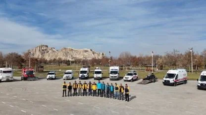 112 Acil Servis ekipleri tam donanımlı olarak göreve hazır bekliyor