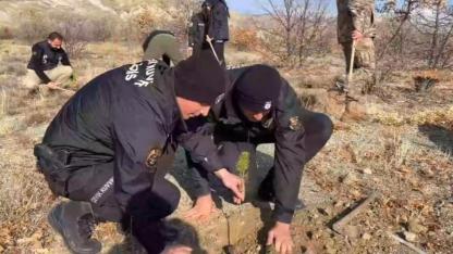 600 fidanı toprakla buluştu