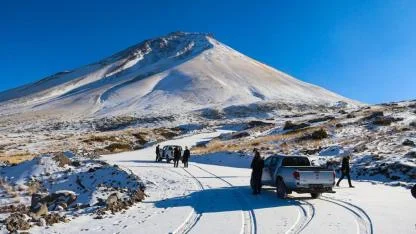 Ağrı Dağı'na 75 kilometrelik "turizm ve güvenlik yolu" yapıldı