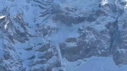 Ağrı Dağı’nda çığ düştü