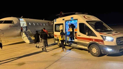 Ağrı’da 2 yaşındaki bebek ambulans uçakla İstanbul’a sevk edildi