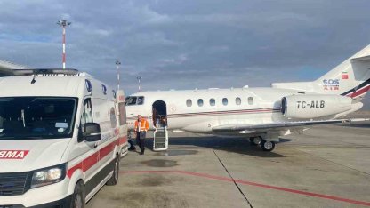 Ağrı’da 4 günlük bebek ambulans uçakla Elazığ’a sevk edildi