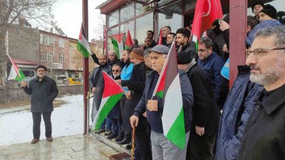 Ardahan’da Filistin’e destek çağrısı