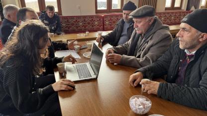 Ardahan'da mobil tarım sayımı