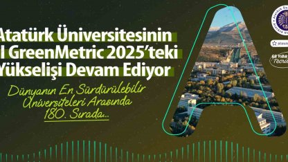Atatürk Üniversitesi'nden istikrarlı yükseliş