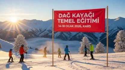 Dağ kayağı temel seviye eğitimi Sarıkamış’ta yapılacak