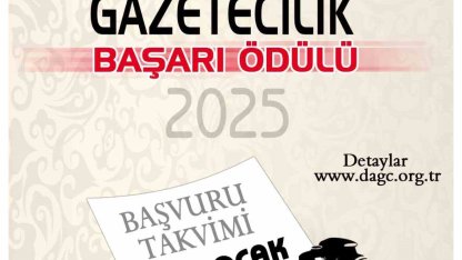 DAGC gazetecileri ödüllendirecek