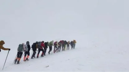 Dağcıların tırmanışına tipi engeli