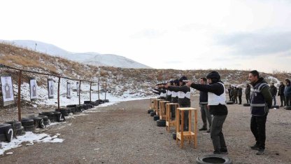 DKMP personeline silah kullanımı eğitimi düzenlendi