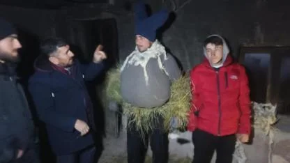 Doğu Anadolu köylerinde kış eğlencesi