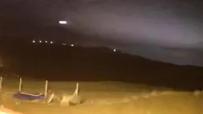 Düşen meteor ve yaydığı ışık görüntülendi