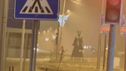 Iğdır’da gece saatlerinde yoğun sis etkili oldu