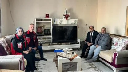 Kağızman’da şehit ve gazi ailelerine ziyaret