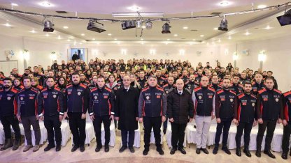 Müdür Karaburun, okul polisleriyle görüştü