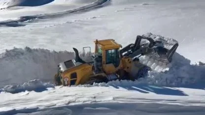 Karla mücadele çalışması devam ediyor