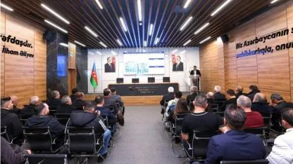 Kars heyeti Azerbaycan’da KOBİA’yı ziyaret etti