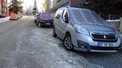Kars ve Ardahan'da soğuk hava etkisini sürdürüyor