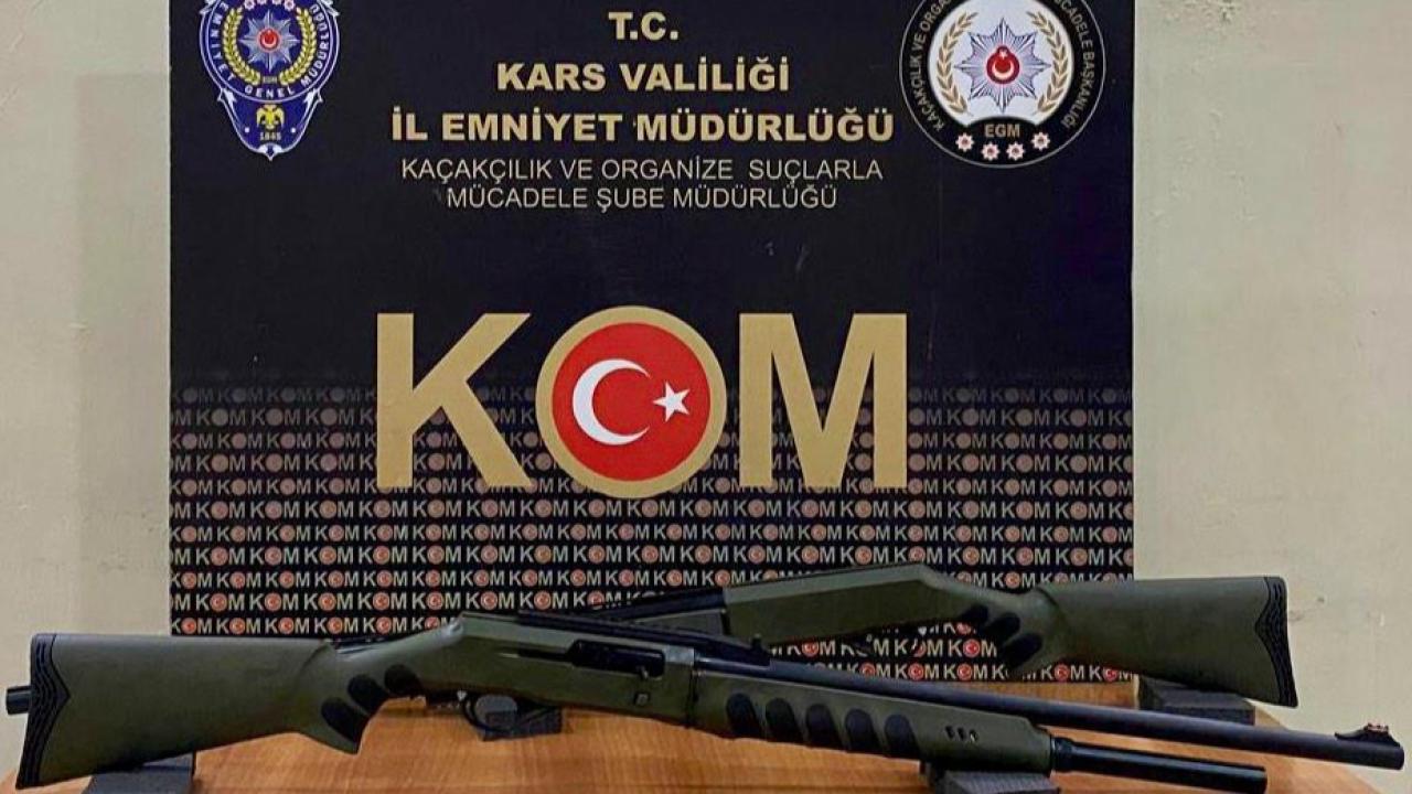Kars’ta drone destekli ruhsatsız silah operasyonu